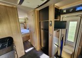 2021 Auto-Trail Frontier Comanche motorhome interior view of the integrated fridge.