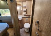 2021 Auto-Trail Frontier Comanche motorhome interior view of the separate toilet.