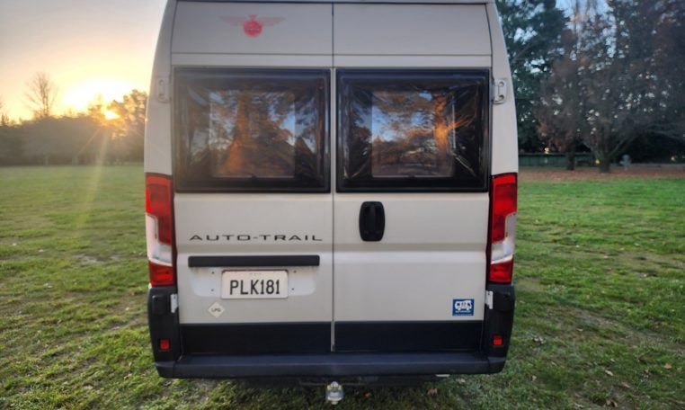 2021 Auto-Trail Tribute T680 motorhome exterior back view.