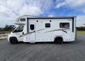 2021 Jayco Conquest FA24-4 exterior view of the habitation door.