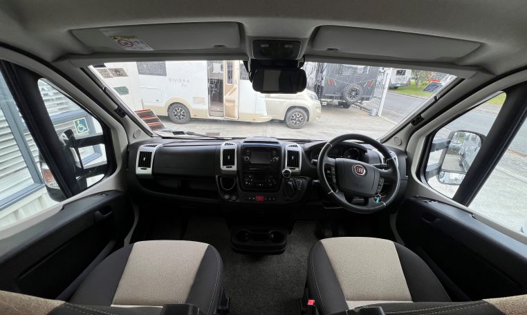 2021 Jayco Conquest FA24-4 interior view of the front cab.