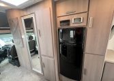 2021 Jayco Conquest FA24-4 interior view of the large fridge.