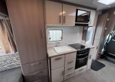 2021 Jayco Conquest FA24-4 interior view of the kitchen.