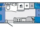 2021 Jayco Conquest FA24-4 interior floorplan.