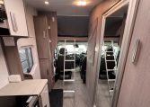 2021 Jayco Conquest FA24-4 interior view of the ladder leading to the luton bed.