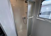 2021 Jayco Conquest FA24-4 interior view of the spacious separate shower.