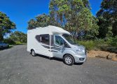 Auto-Trail F-Line F62 motorhome exterior showing the driver’s side profile and design.