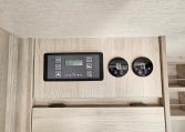 Auto-Trail F-Line F62 motorhome control board displaying system controls.