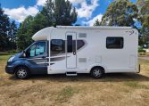 2022 Pre-owned Auto-Trail F-Line F74 4-berth motorhome, exterior view of the Habitation Door.