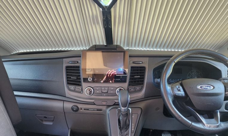 2022 Pre-owned Auto-Trail F-Line F74 4-berth motorhome, interior view of the cab showing the dash.