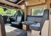 Pre-owned 2022 Auto-Trail F-Line F74 4-berth motorhome, interior view of the generous lounge area.