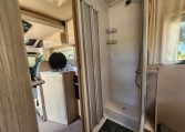 Pre-owned 2022 Auto-Trail F-Line F74 4-berth motorhome, interior view of the convenient separate shower.