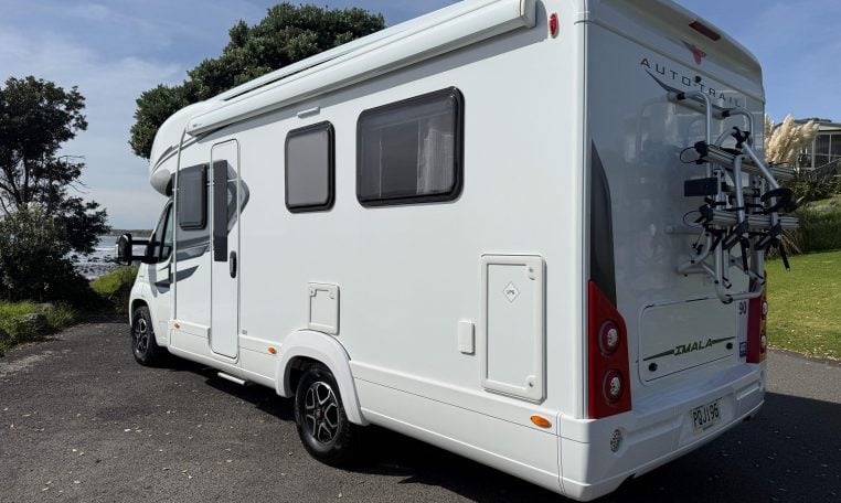 2022 Auto-Trail Imala 730 motorhome exterior showing the awning.
