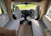 2022 Auto-Trail Imala 730 motorhome interior showing the comfortable front lounge.