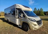 2022 Auto-Trail Tracker RB motorhome exterior view of the side and front.