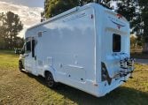 2022 Auto-Trail Tracker RB motorhome exterior view of the rear and habitation side.