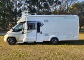 2022 Auto-Trail Tracker RB motorhome exterior view of the habitation door.