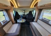 2022 Auto-Trail Tracker RB motorhome interior view of the front lounge bench seats.