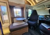 2022 Auto-Trail Tracker RB motorhome interior view of the coffee table locked away.