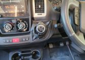 6-speed manual gearbox in a 2022 Auto-Trail Tracker RL motorhome cab, smooth gear shifts, ergonomic shifter, designed for reliable touring performance.