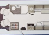 2022 Auto-Trail Tracker RL interior layout.