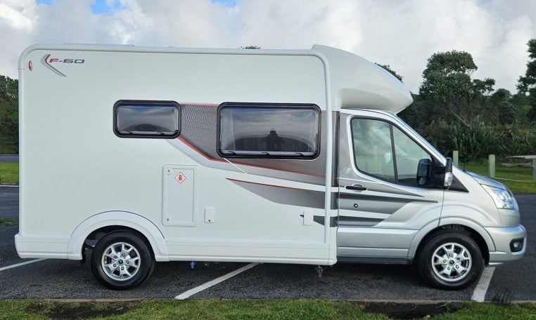 2022 Auto-Trail F-Line F-60 exterior driver's side view.
