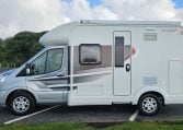 2022 Auto-Trail Tribute F-60 exterior view showing the habitation access door.