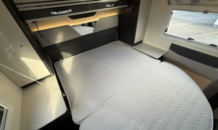 2022 Ci Magis 66XT interior view showing the spacious bedroom.