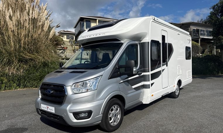 2023 Auto-Trail F72 4-berth motorhome exterior profile view.