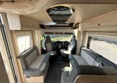 2023 Auto-Trail F72 4-berth motorhome interior view of the electric drop-down bed positioned overhead.