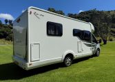 2023 Auto-Trail F74 exterior rear side view.
