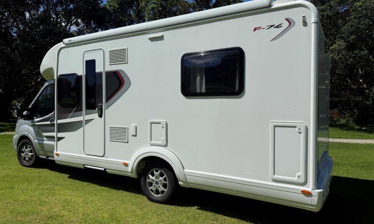 2023 Auto-Trail F74 exterior rear habitation door