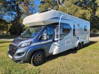 2023 Auto-Trail Frontier Comanche motorhome exterior profile view.