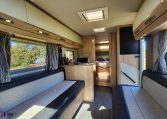 2023 Auto-Trail Frontier Comanche interior view showing the entry handrail.