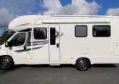 2023 Auto-Trail Imala 730 motorhome exterior showing the habitation door.
