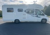 2023 Auto-Trail Imala 730 motorhome exterior showing the side view.