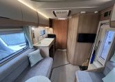 2023 Auto-Trail Imala 730 motorhome interior view showing the privacy door closing off the bedroom.