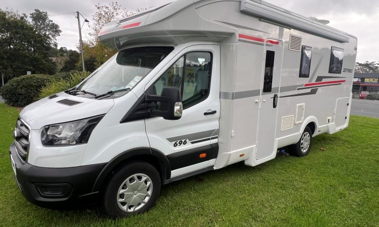 2023 Roller Team Zefiro 696 motorhome exterior profile view.