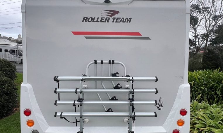 2023 Roller Team Zefiro 696 motorhome exterior rear view.