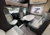 2023 Roller Team Zefiro 696 motorhome interior view showing the cab swivel seats.
