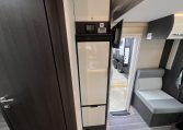2023 Roller Team Zefiro 696 motorhome interior view showing the built-in fridge.