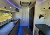 2023 Titan Blackhawk 720 Tardis interior view showing the bedroom door closed off.