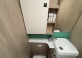 Auto-Trail F74 Motorhome bathroom cabinetry