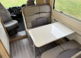 2023 Roller Team Auto-Roller 747 motorhome interior view showing the front dinette.