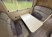 2023 Roller Team Auto-Roller 747 motorhome interior showing the front dinette.