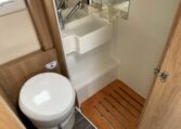 Roller Team Auto-Roller 747 motorhome interior view showing the separate shower.