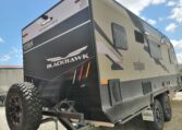 Titan Blackhawk 595 caravan exterior view of the spare wheel.