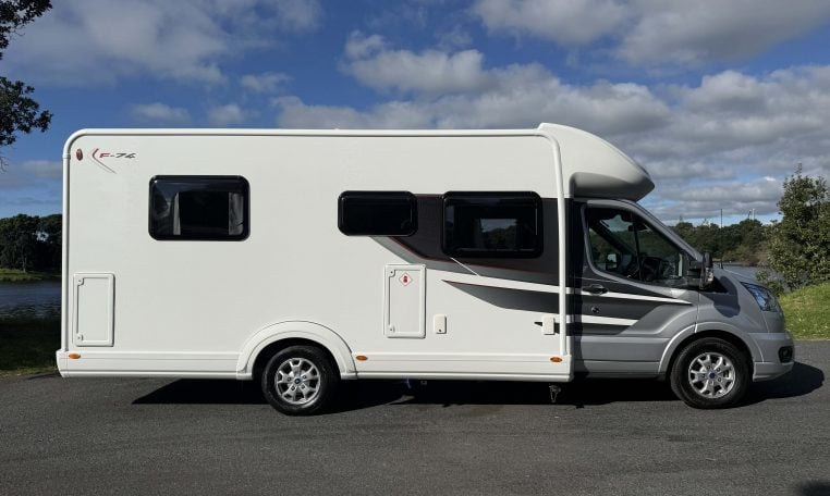 Auto-Trail F74 Motorhome drivers side profile