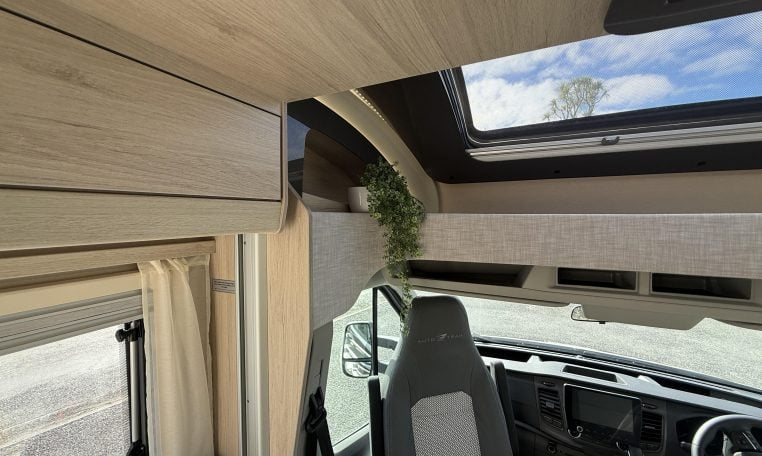 Auto-Trail F74 Motorhome overhead cabinetry