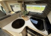 Auto-Trail F74 interior view showing the kitchen hobs